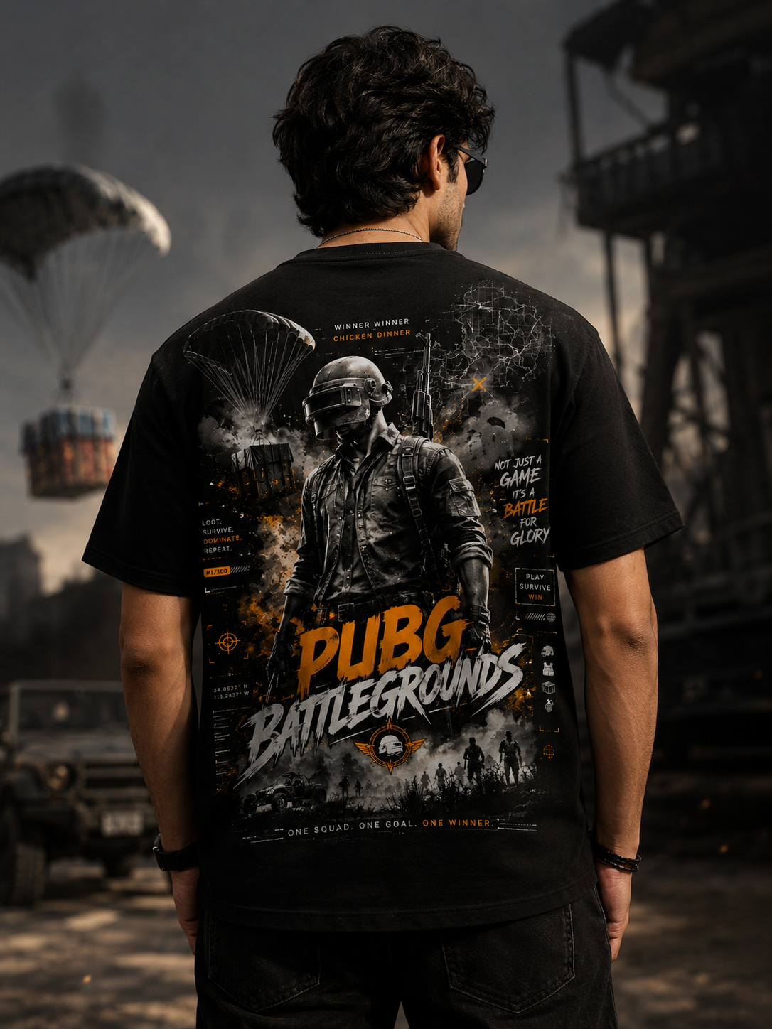 PUBG Winner Winner Graphic Tee